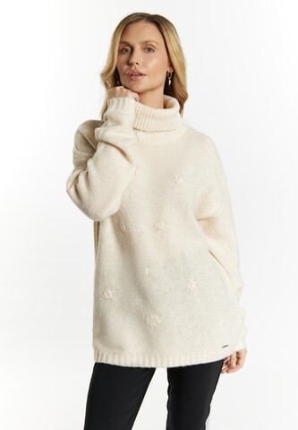 Usha Sweater in Beige: front