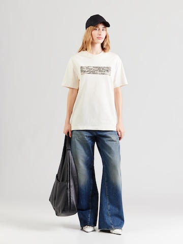 KARL LAGERFELD JEANS Тениска в бежово