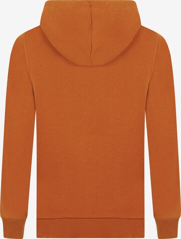 DENIM CULTURE - Sudadera con cremallera 'PEDRO' en naranja