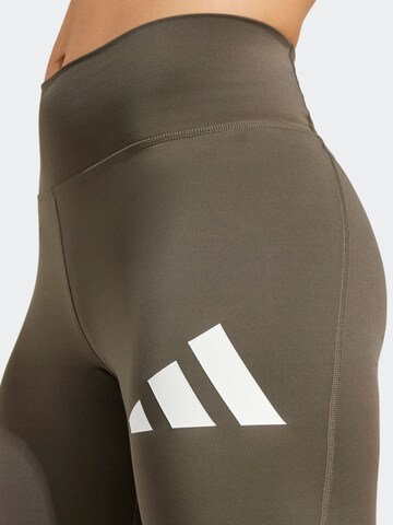 ADIDAS PERFORMANCE Skinny Sporthose 'Essentials' in Grün