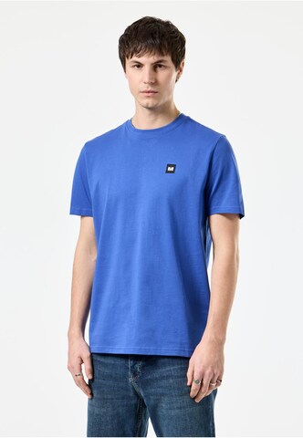 Weekend Offender Shirt 'Cannon Beach Badge' in Blue: front