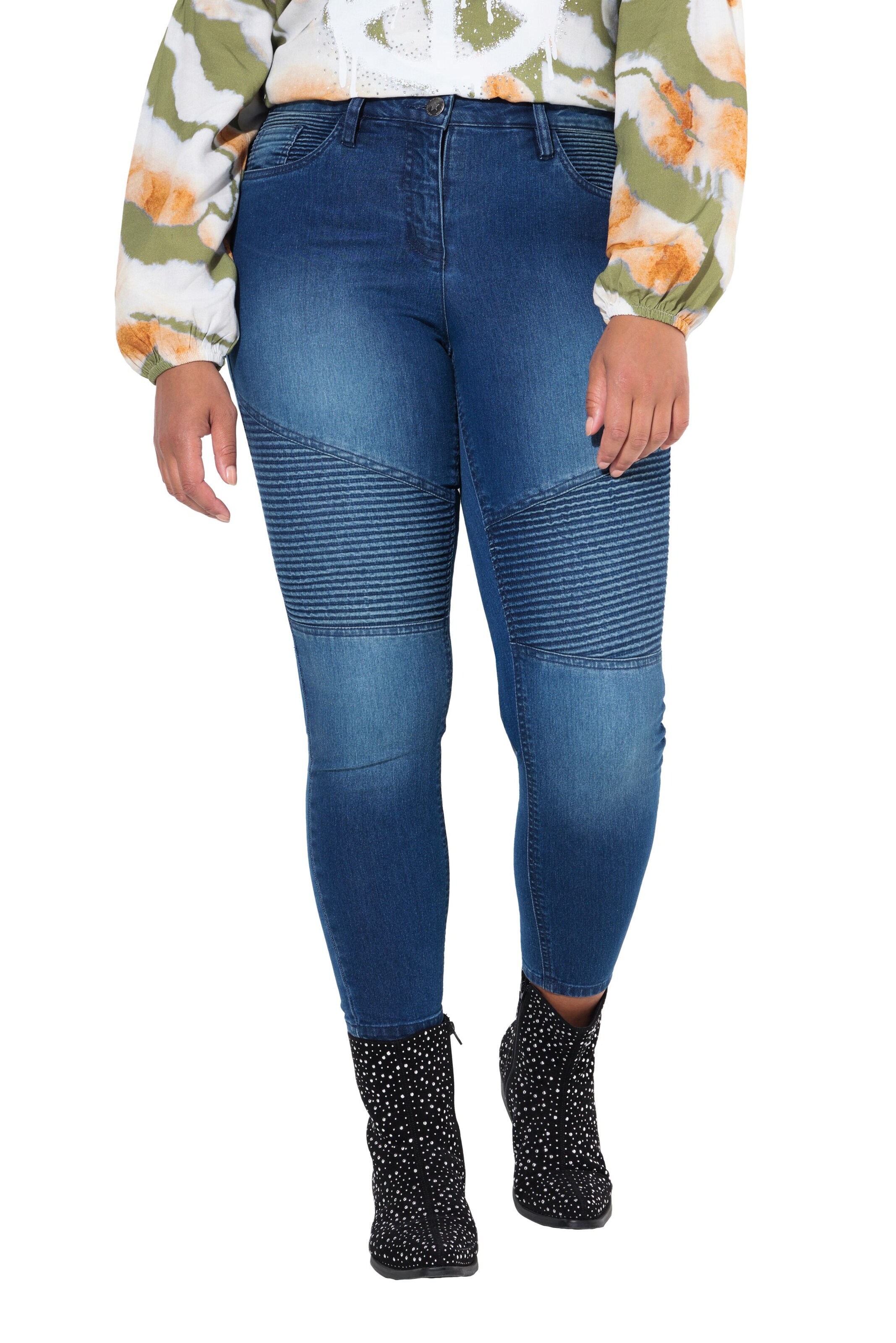 Angel of Style Slim fit Jeans in Blue: front