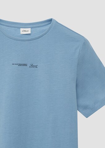 T-Shirt s.Oliver en bleu