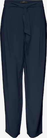 VERO MODA Pleat-front trousers 'ELSA' in Blue: front