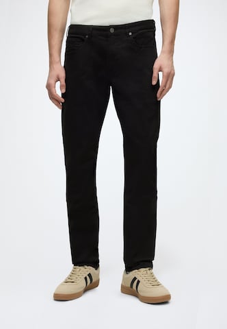Coupe slim Pantalon 'Ralston' SCOTCH & SODA en noir : devant