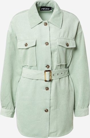 PIECES Between-Season Jacket 'Effi Selma' in Green: front