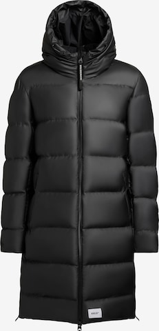 khujo Mantel ' EARL ' in Schwarz: Vorderseite