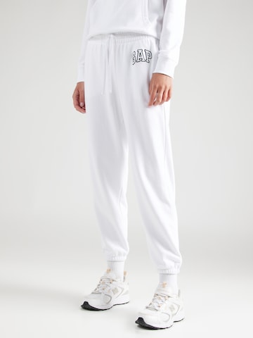 Effilé Pantalon 'HERITAGE' GAP en blanc : devant