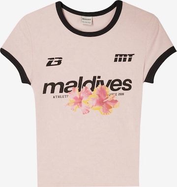 Maglietta di Bershka in rosa: frontale
