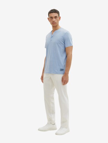 TOM TAILOR T-Shirt 'Serafino' in Blau