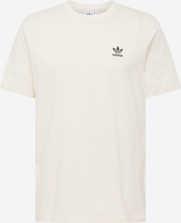 ADIDAS ORIGINALS T-shirt 'Trefoil Essentials' i vit: framsida