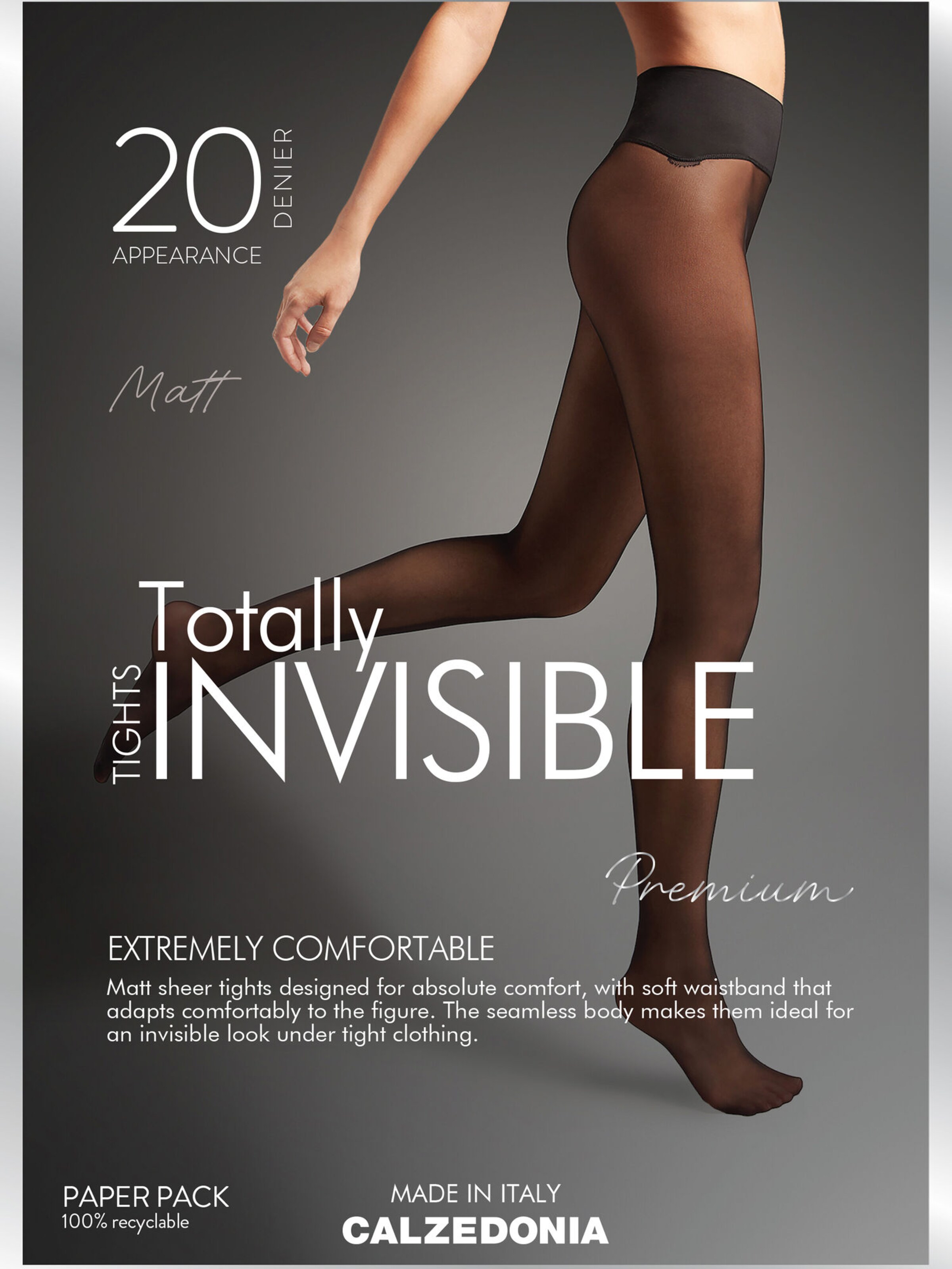 CALZEDONIA Strumpfhose 'Totally Invisible' in Blau