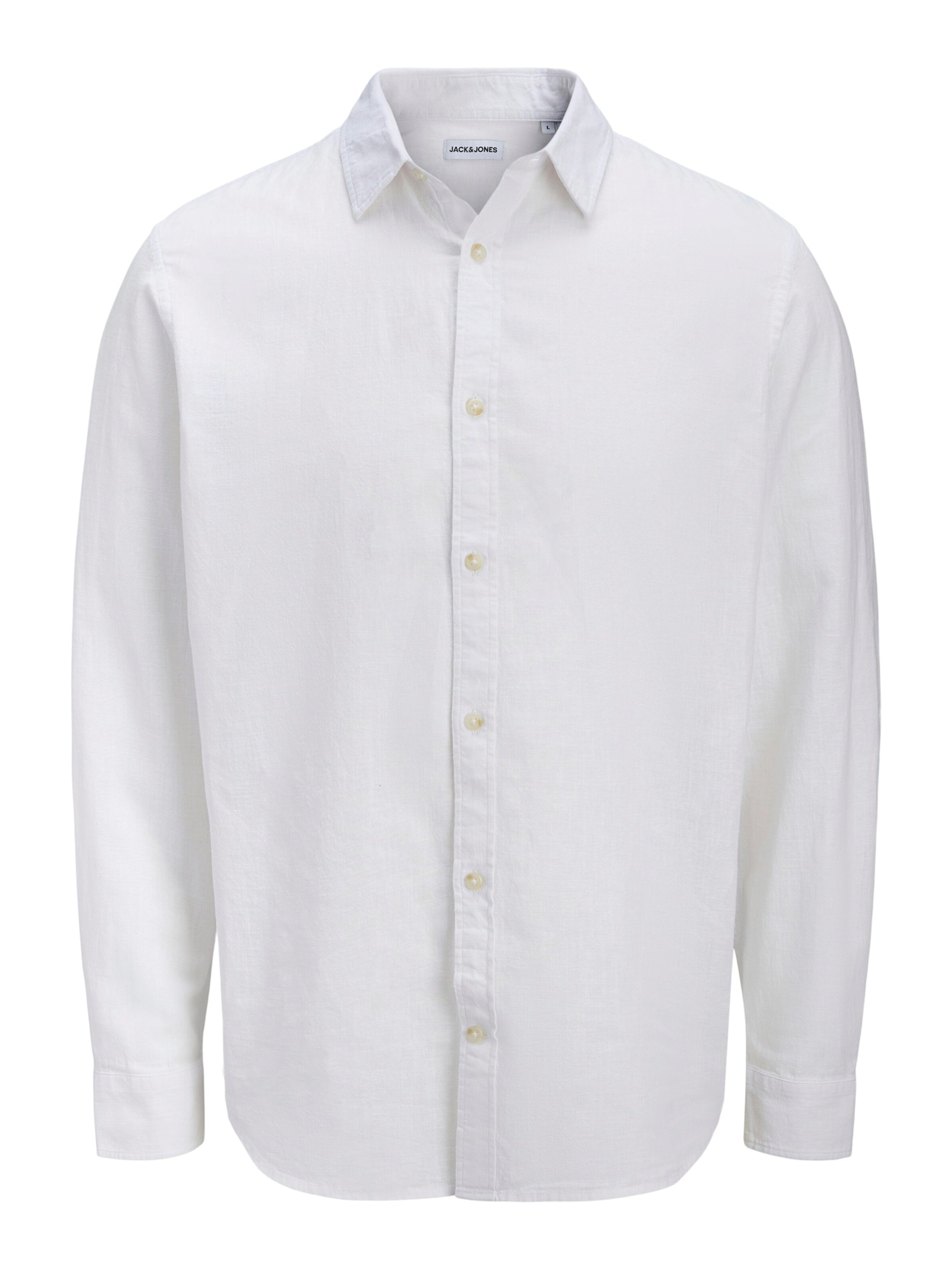 Chemise 'JJESUMMER' JACK & JONES en blanc : devant