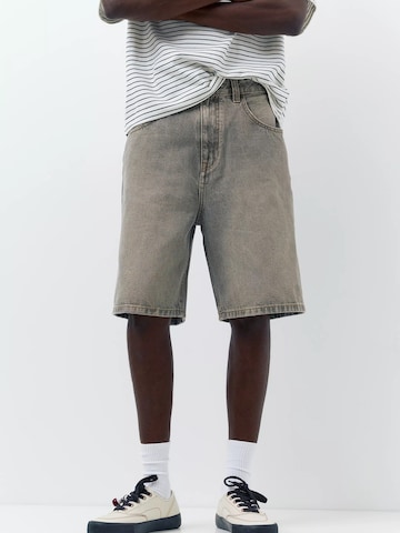 Pull&Bear Luźne Jeansy w kolorze szary: przód