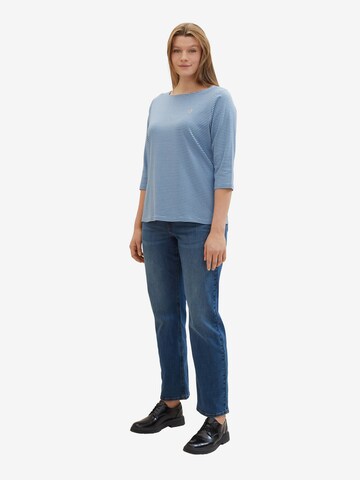 T-shirt Tom Tailor Women + en bleu