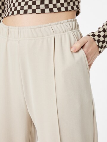Wide leg Pantaloni cu dungă 'Lovely' de la JcSophie pe bej