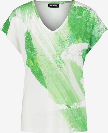 TAIFUN Shirt in Groen: voorkant