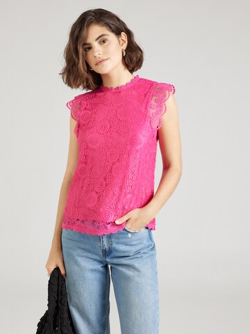 Chemisier 'PCOLLINE' PIECES en rose : devant