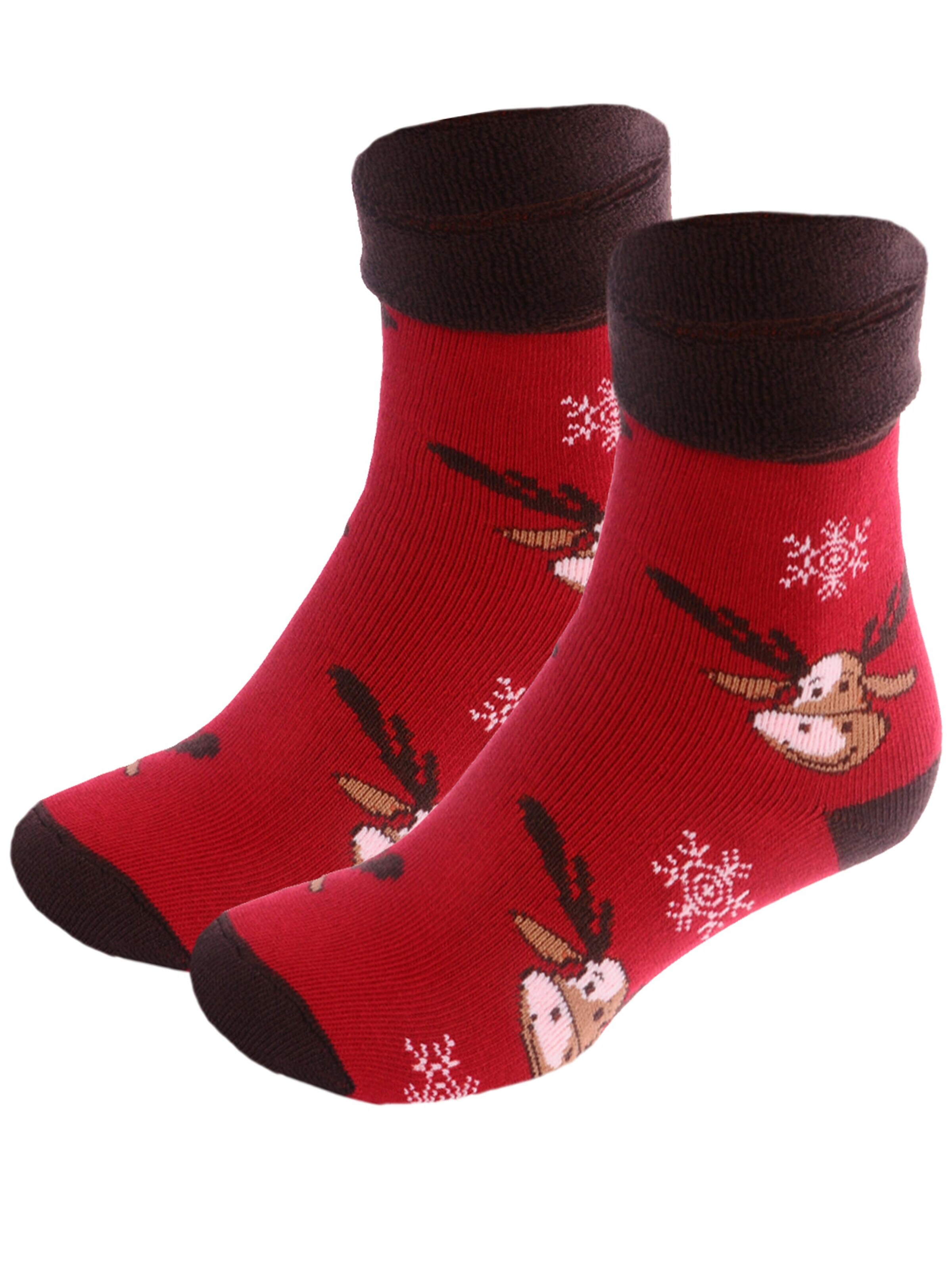 La Bortini Socks in Red