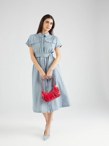 Dorothy Perkins Sukienka koszulowa 'Utility' w kolorze niebieski