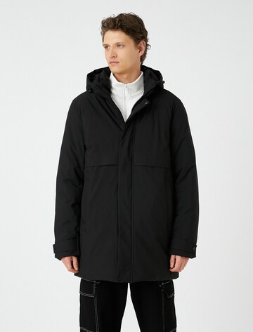Koton Winterparka in Zwart: voorkant
