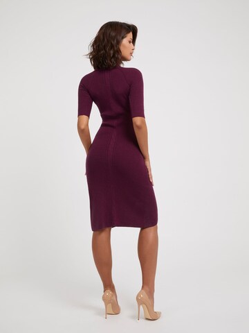 GUESS Knitted dress in Purple