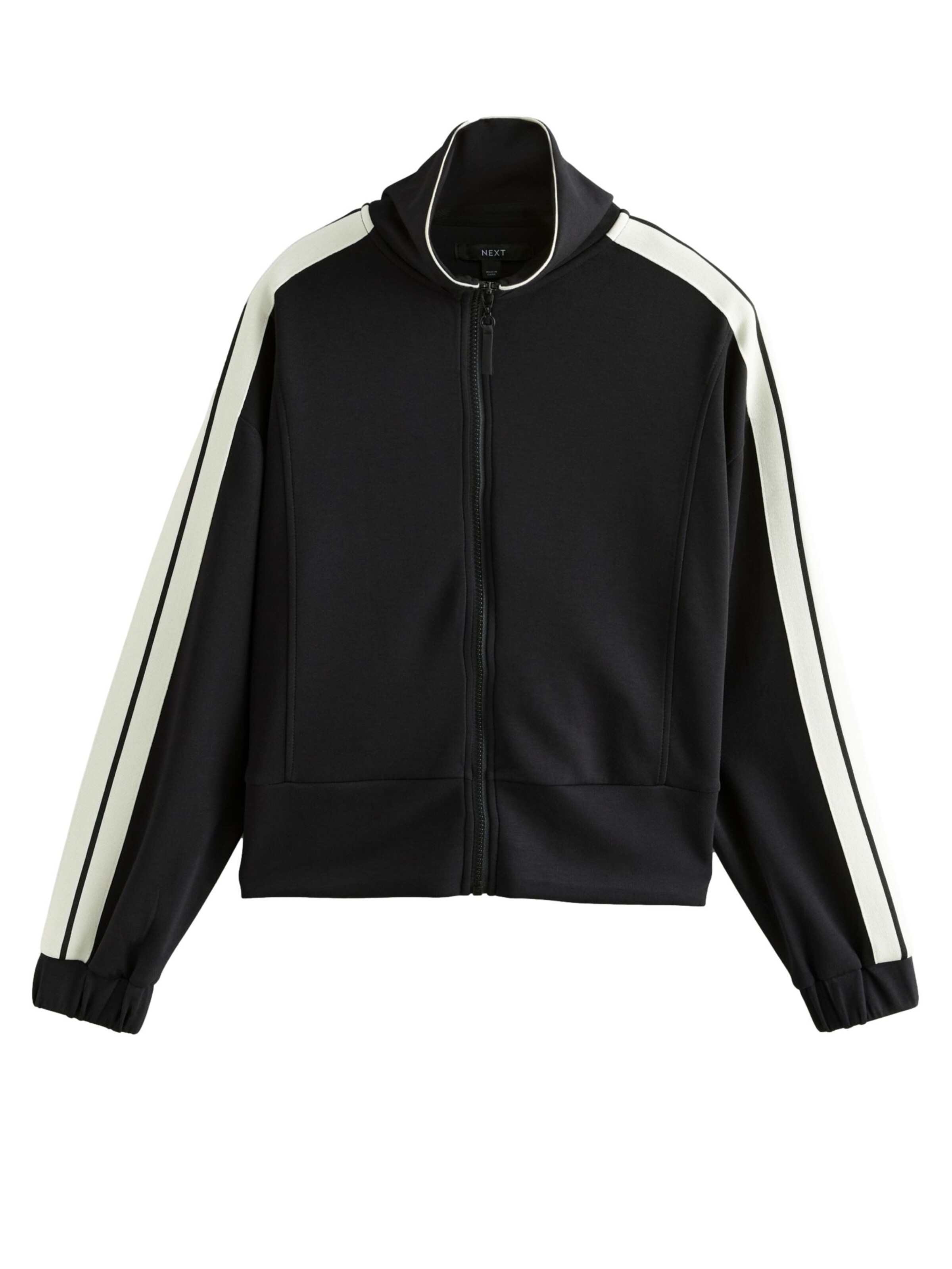 Next Tepláková bunda - Čierna: predná strana