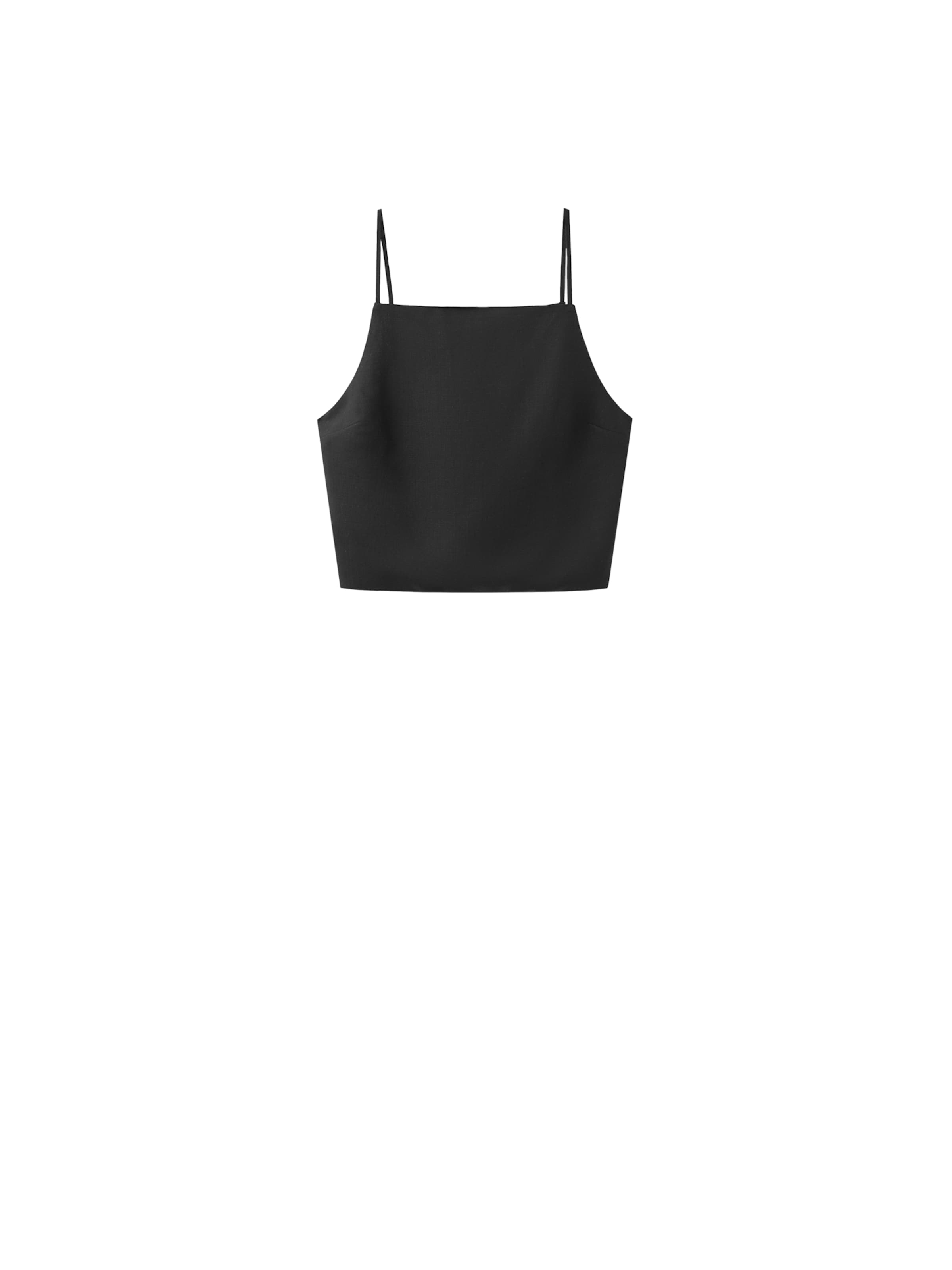 fekete MANGO Top 'TOSCANA' - S, Termék nézet