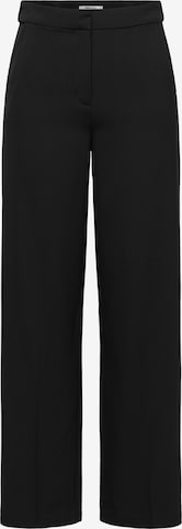 ONLY Wide Leg Suorat housut 'ONLSVEA' värissä musta: etupuoli