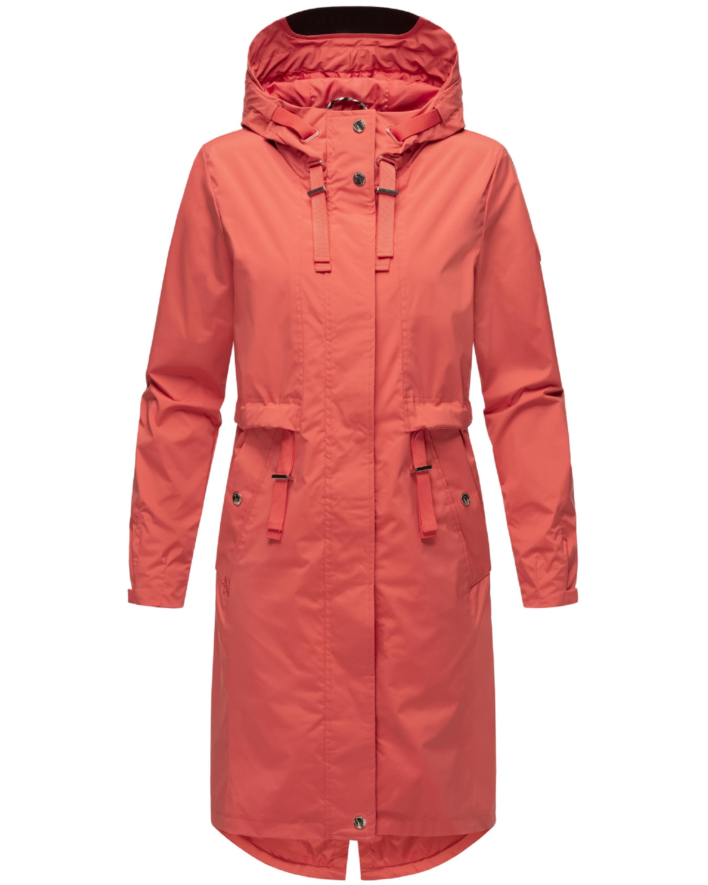 NAVAHOO Функционално палто 'Silberperlee' в червено: отпред