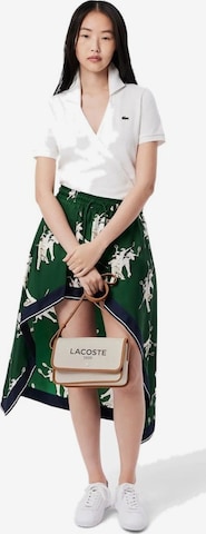 LACOSTETorba preko ramena 'Lacoste Sac Bandoulière Heritage Canvas Natural Tan' - bijela boja