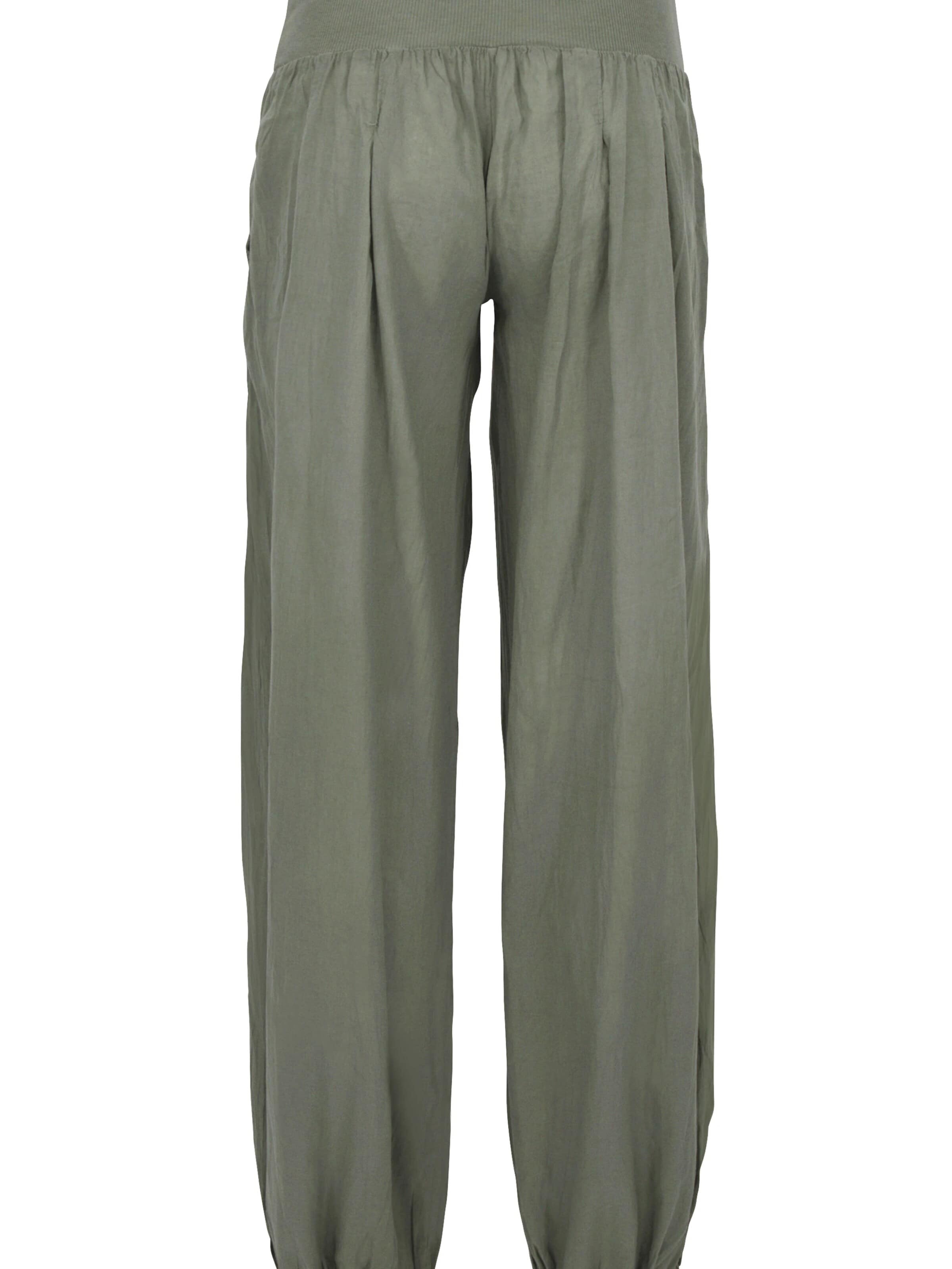 malito more than fashion Loose fit Harem Pants in Green