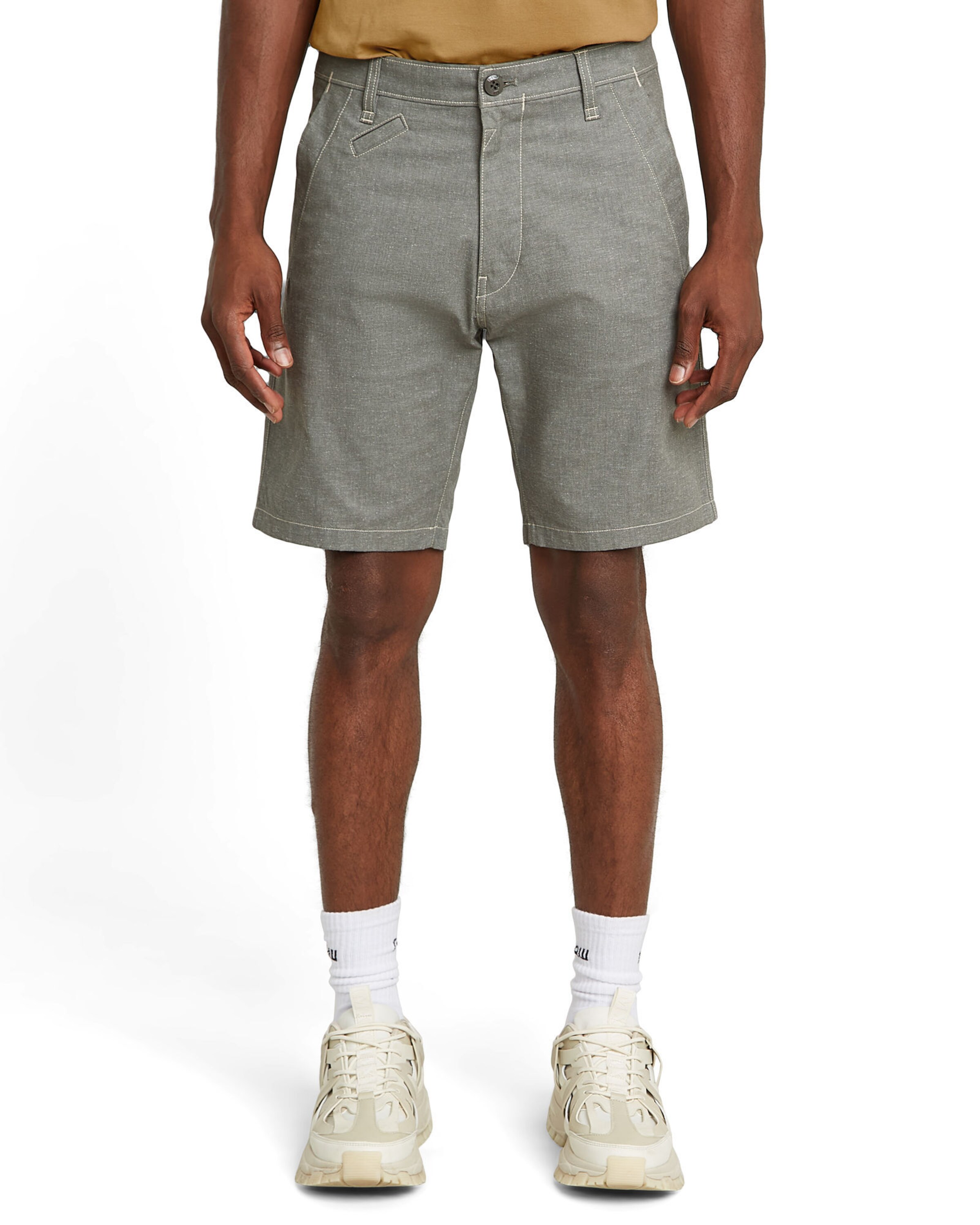 G-STAR Slimfit Shorts 'Bronson 3.0' in Grau: Vorderseite