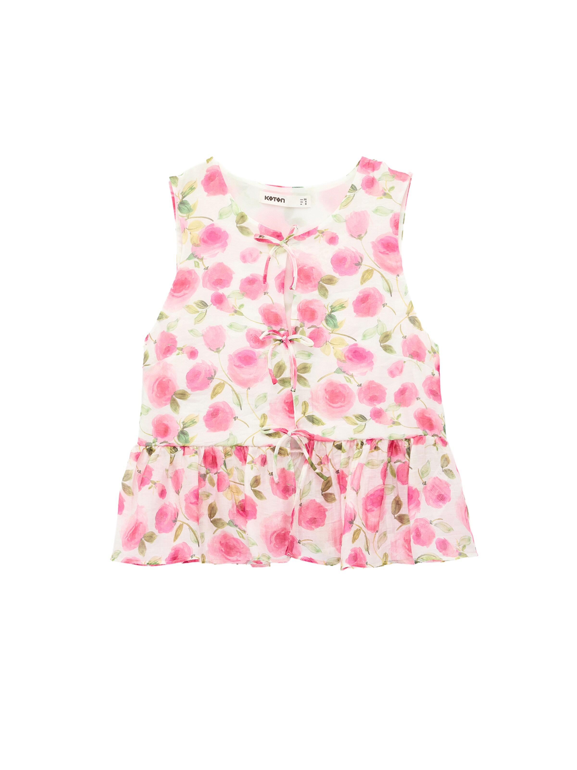 Koton Top in Pink: front