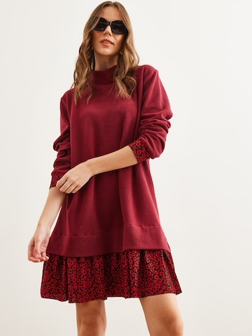 Robe olalook en rouge : devant