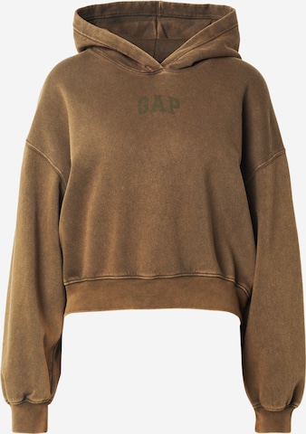 GAPSweater majica - smeđa boja: prednji dio