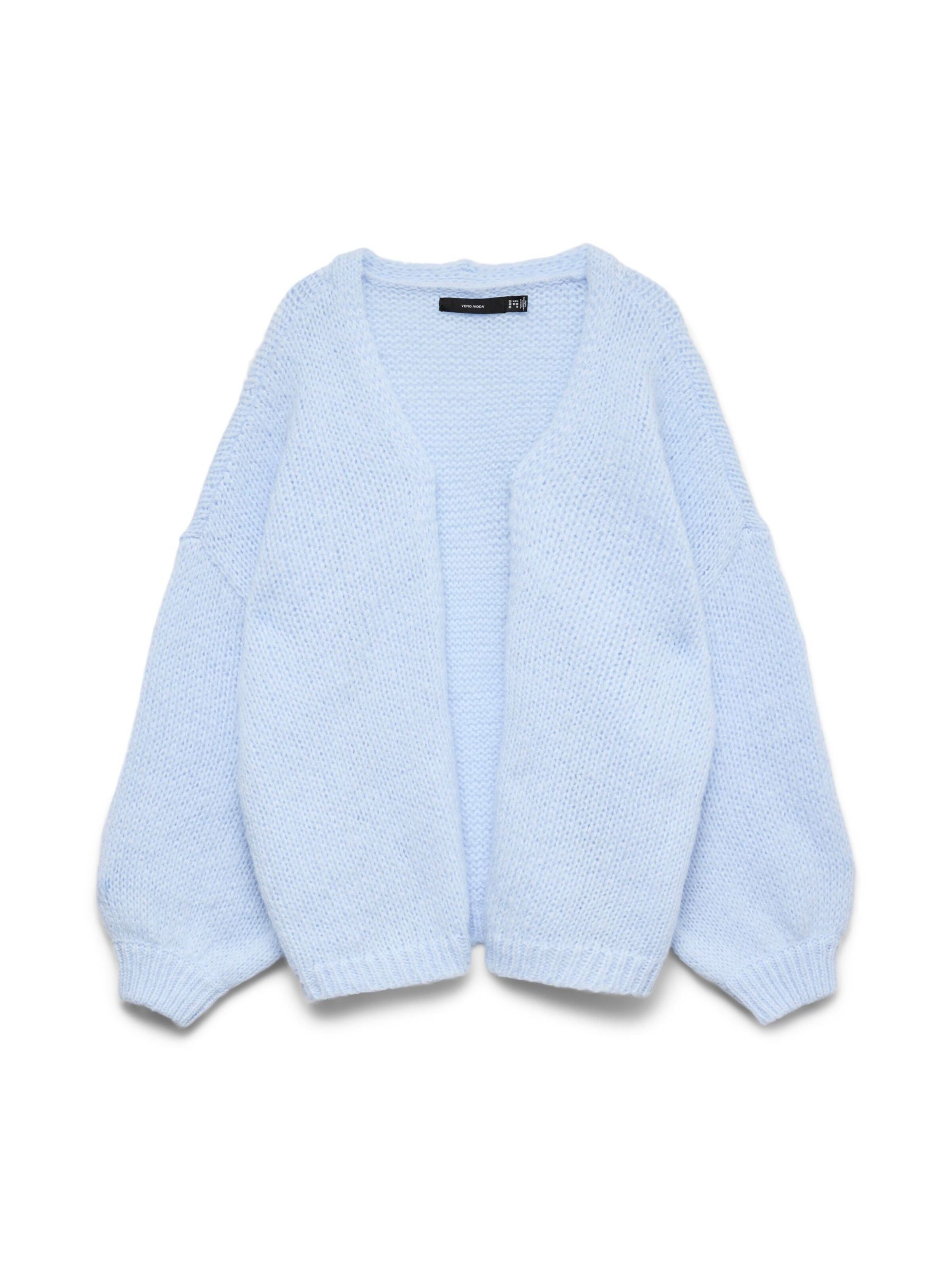 Vero Moda Curve Cardigan 'VMCMaybe' i blå: forside