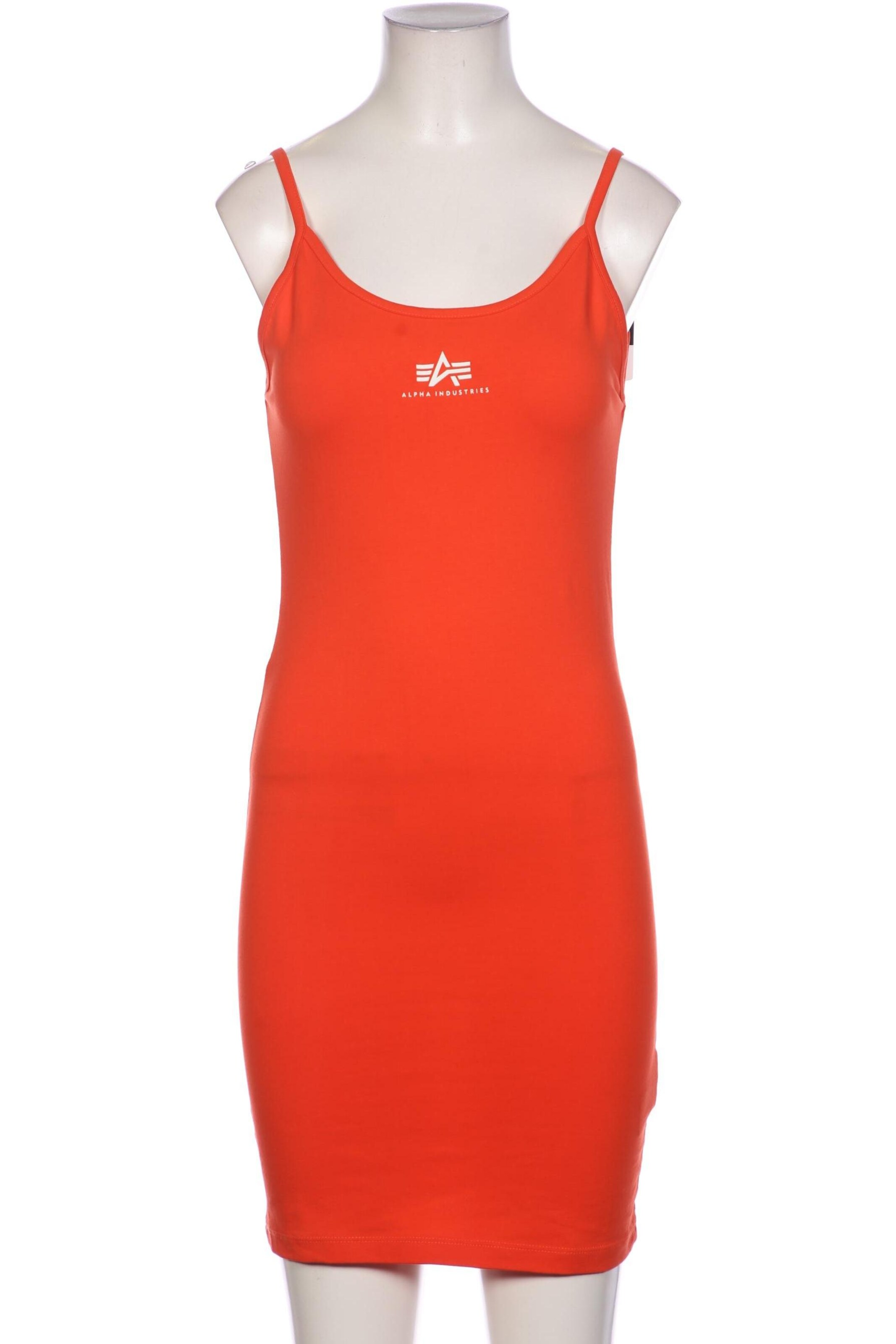 ALPHA INDUSTRIES Dress in XS in Orange: front