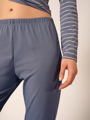HUBER Pajama ' Night Basic Selection ' in Blue