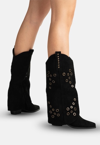 Bottes de cowboy Salinyang en noir