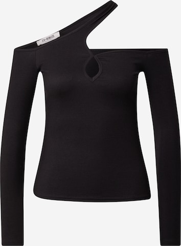 4th & Reckless Shirt 'JIMENA' in Schwarz: predná strana