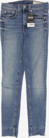 rag & bone Jeans in 25 in Blue: front