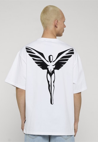 Tricou 'Ikarus' de la Colucci pe alb: față