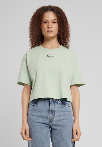 Karl Kani Shirt 'Essential' in Groen: voorkant