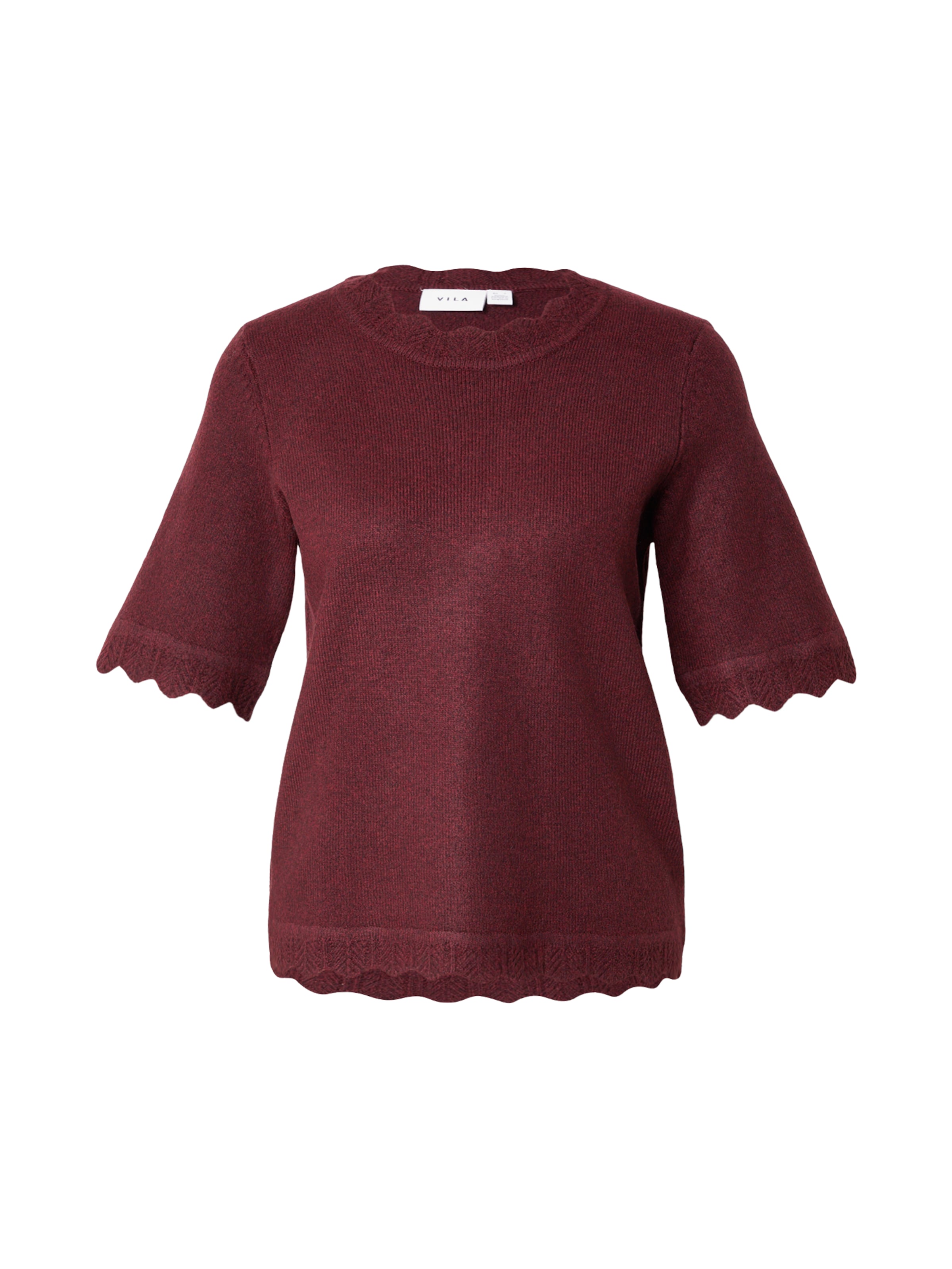 VILA Sweater 'VINikolina' in Red
