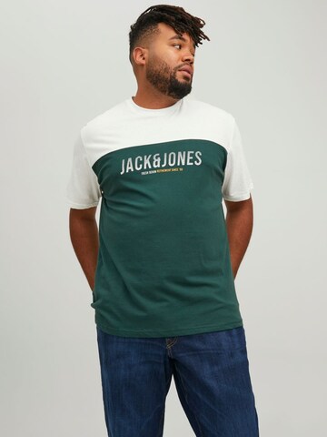 Jack & Jones Plus T-Shirt in Grün: predná strana