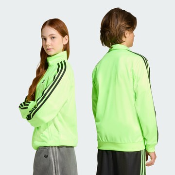 ADIDAS ORIGINALS Zip-Up Hoodie 'Adicolor Firebird' in Green