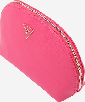 GUESS Toiletry Bag 'Dome' in Pink: front