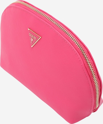 GUESS Kosmetiktasche 'Dome' in Pink: predná strana