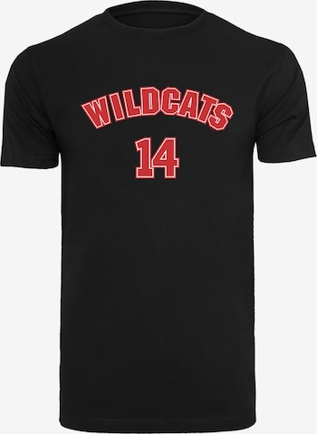 T-Shirt 'Disney High School Musical The Musical Wildcats 14' F4NT4STIC en noir : devant